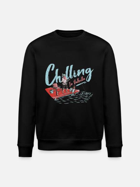 Køling i Valhalla Viking Axe Norseman - Stanley/Stella økologisk unisex-sweatshirt ROLLER - sort