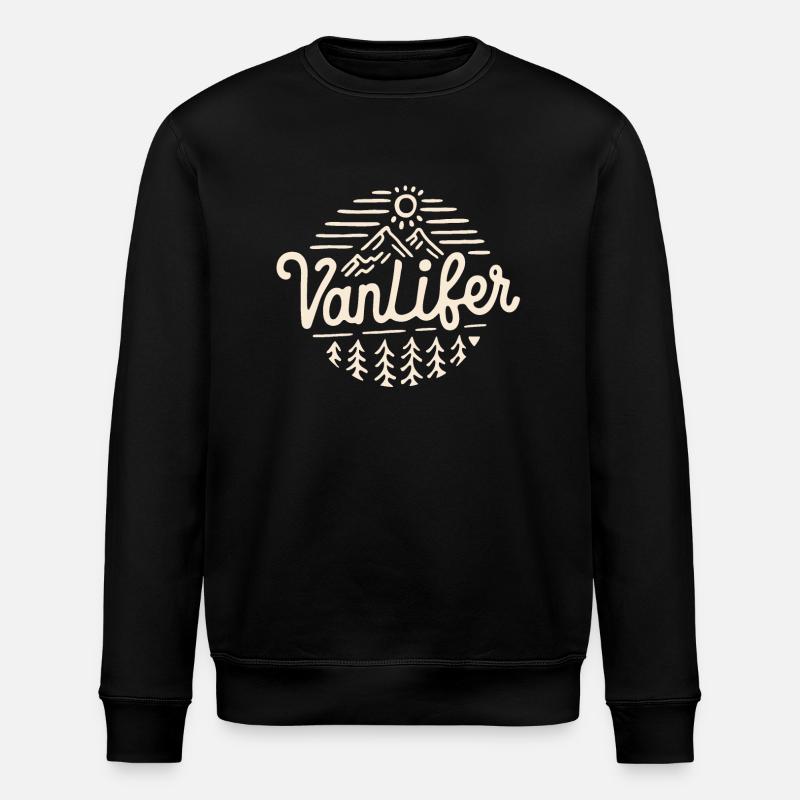 Vanlifer van life - Stanley/Stella ROLLER Unisex Organic Sweatshirt - black