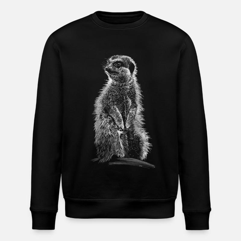 suricates - Sweat bio ROLLER Stanley/Stella Unisexe - noir