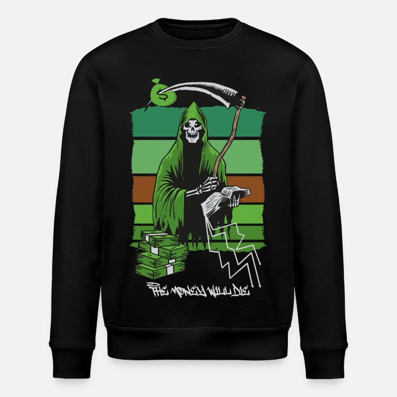 Sensenmann - Stanley/Stella Unisex Bio-Sweatshirt ROLLER - Schwarz