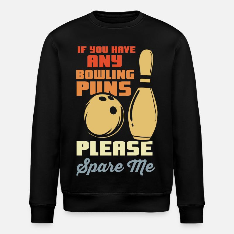 Bowler Witz - Stanley/Stella Unisex Bio-Sweatshirt ROLLER - Schwarz