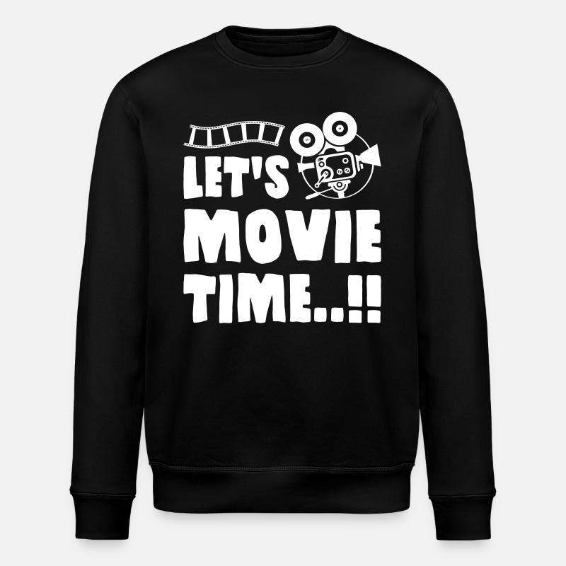 The Movie Time - Stanley/Stella ROLLER Unisex Organic Sweatshirt - black