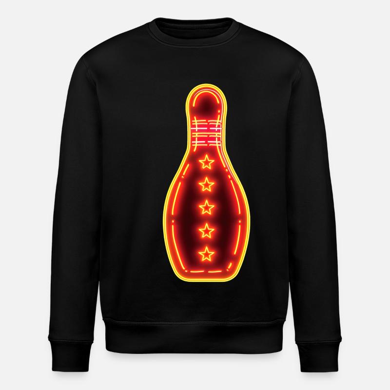 Bowling rétro - Sweat bio ROLLER Stanley/Stella Unisexe - noir