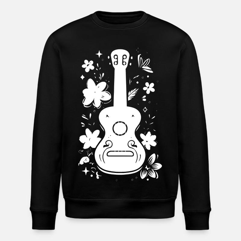 Graphismes Ukulélé - Sweat bio ROLLER Stanley/Stella Unisexe - noir