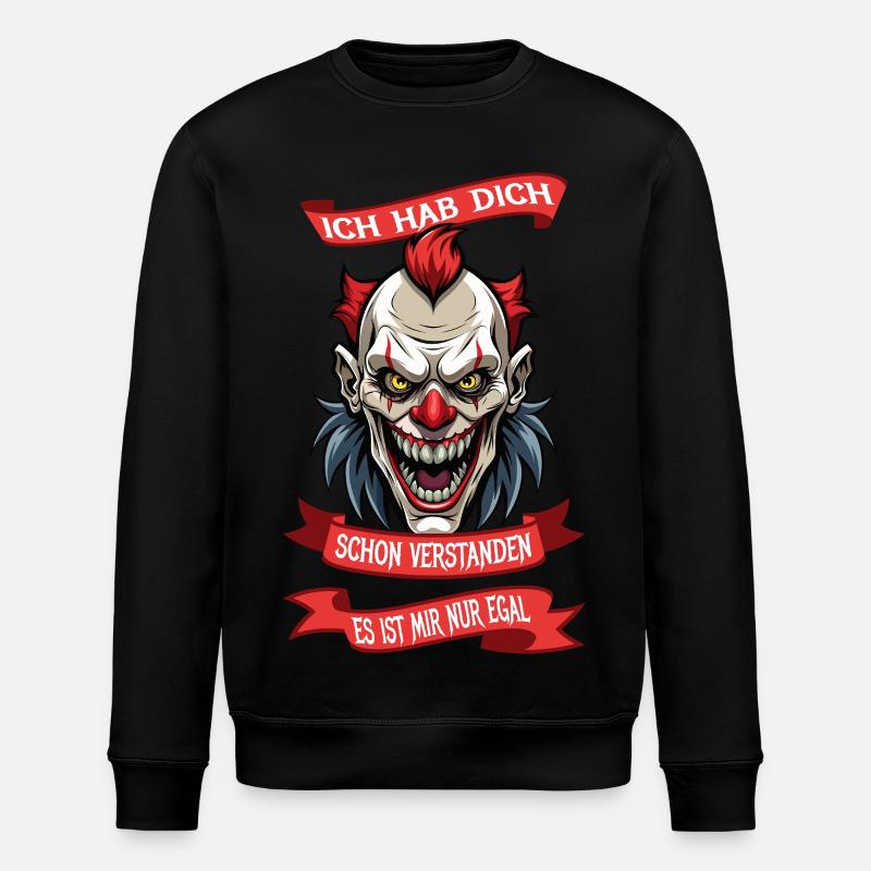 I already understood you ... - Stanley/Stella ROLLER Unisex Organic Sweatshirt - black