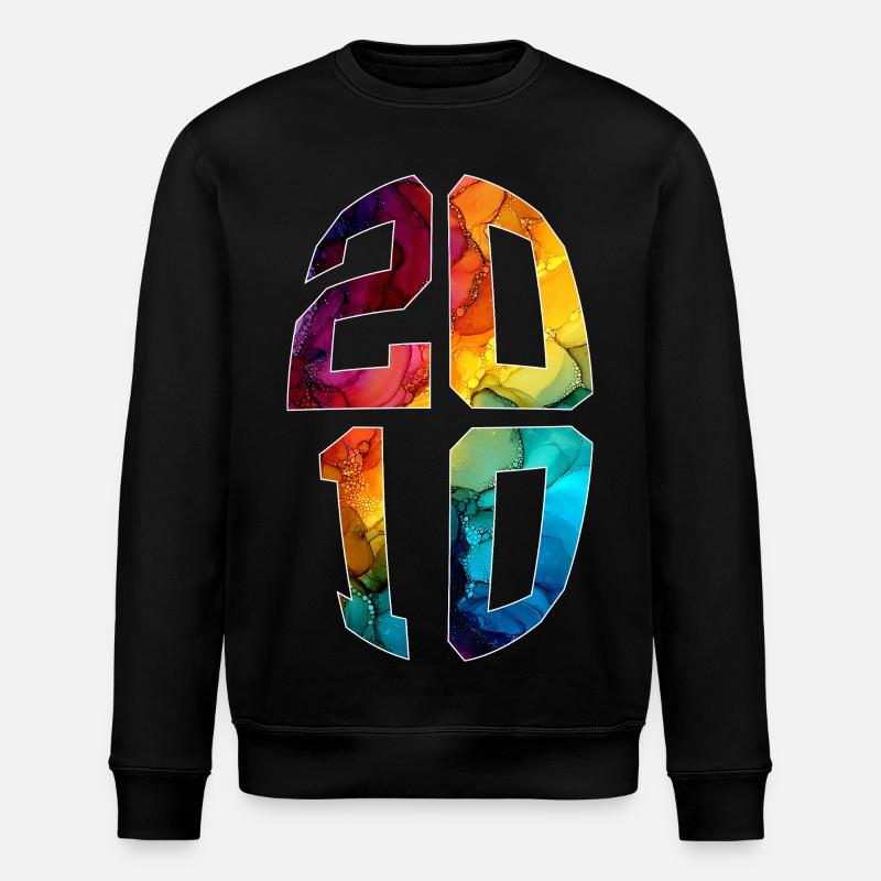 16 ANS 2010 16E ANNIVERSAIRE - Sweat bio ROLLER Stanley/Stella Unisexe - noir