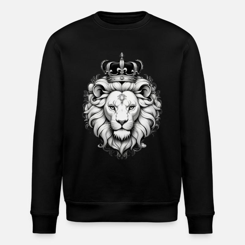lion roi - Sweat bio ROLLER Stanley/Stella Unisexe - noir