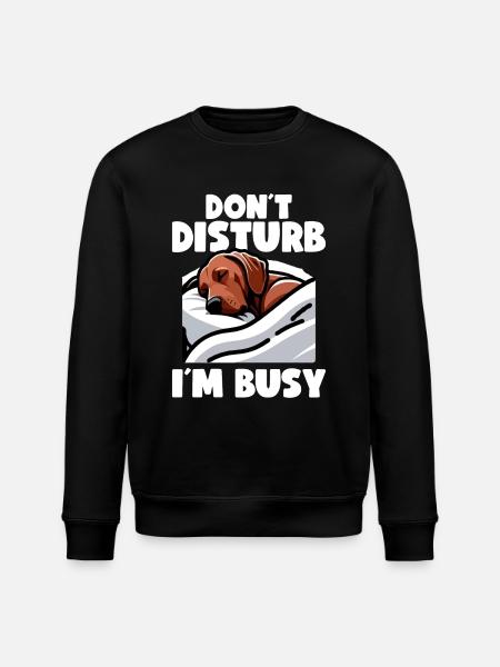 Rhodesian Ridgeback Dog Rhodesian Ridgebacks - Stanley/Stella ROLLER Unisex Organic Sweatshirt - black