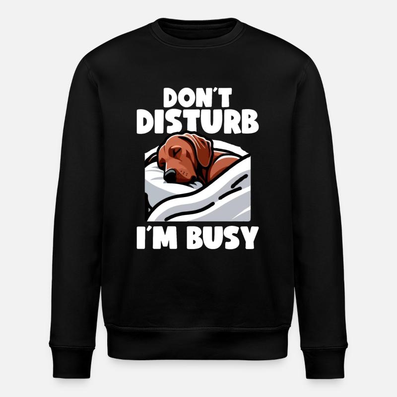 Rhodesian Ridgeback Dog Rhodesian Ridgebacks - Stanley/Stella ROLLER Unisex Organic Sweatshirt - black