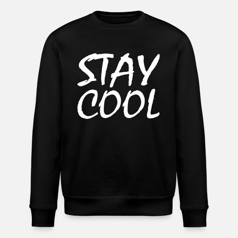 Stay cool - Stanley/Stella ROLLER Unisex Organic Sweatshirt - black