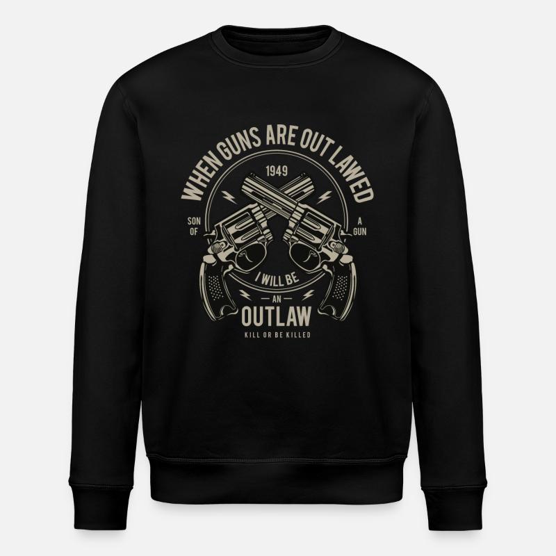 Armes - Sweat bio ROLLER Stanley/Stella Unisexe - noir