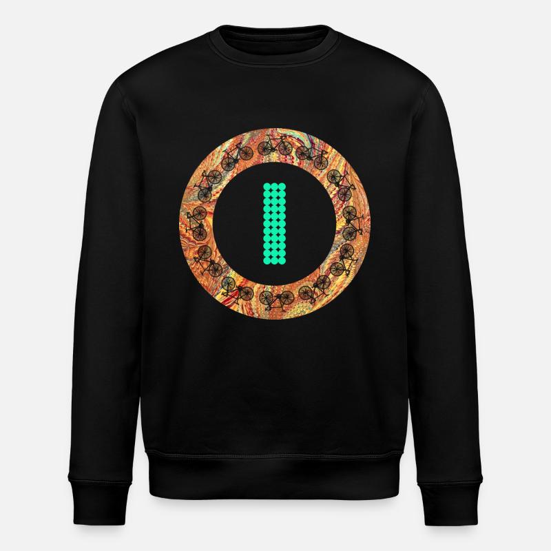 bicycle e 22 i - Stanley/Stella ROLLER Unisex Organic Sweatshirt - black