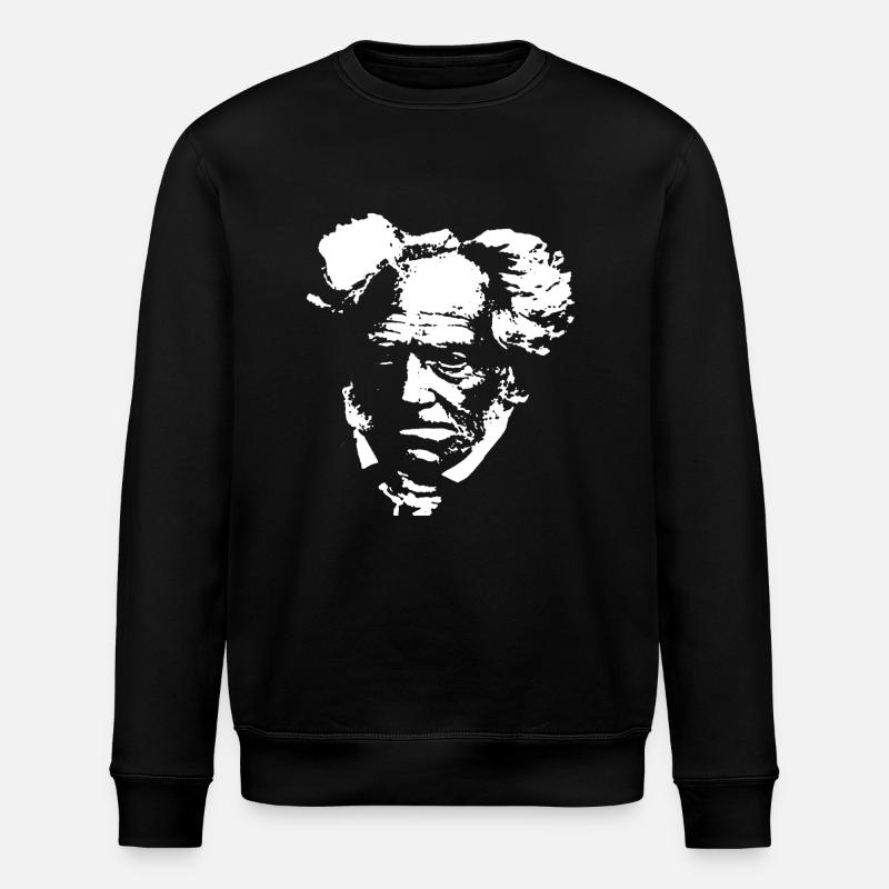 Arthur Schopenhauer - Sweat bio ROLLER Stanley/Stella Unisexe - noir