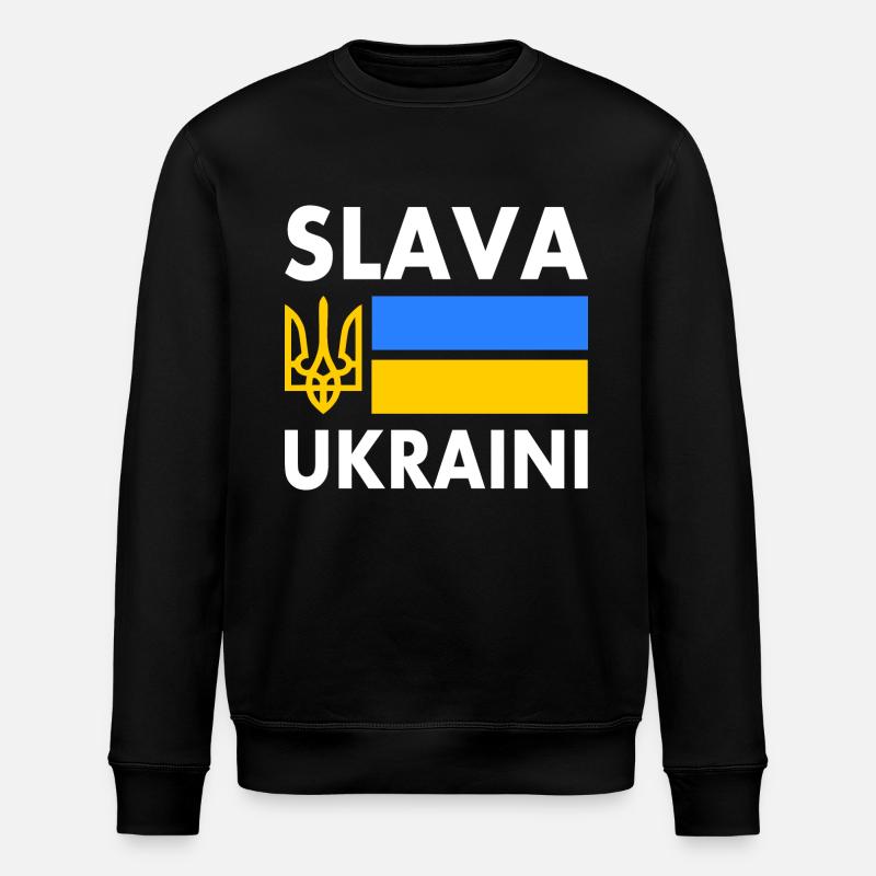 Slava ukraini - Stanley/Stella ROLLER Unisex Organic Sweatshirt - black