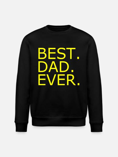 Best dad ever - Stanley/Stella økologisk unisex-sweatshirt ROLLER - sort