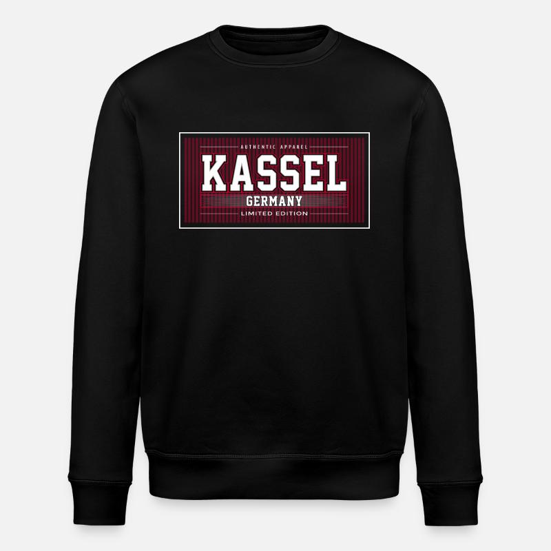 Kassel - Stanley/Stella ROLLER Unisex Organic Sweatshirt - black