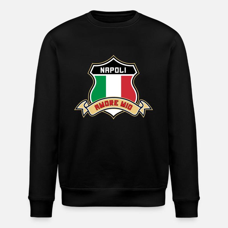 NAPOLI - Stanley/Stella Unisex Bio-Sweatshirt ROLLER - Schwarz