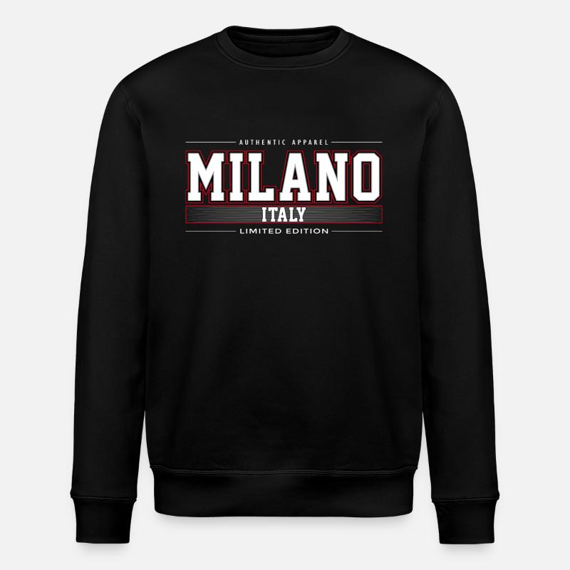 Milano - Stanley/Stella Unisex Bio-Sweatshirt ROLLER - Schwarz