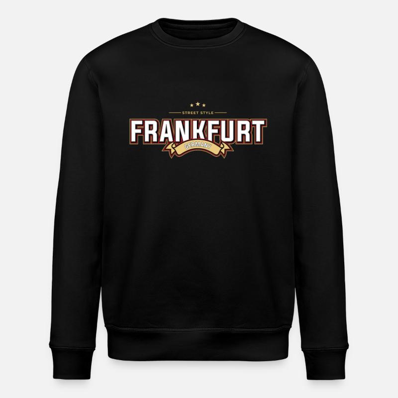 Francfort - Sweat bio ROLLER Stanley/Stella Unisexe - noir