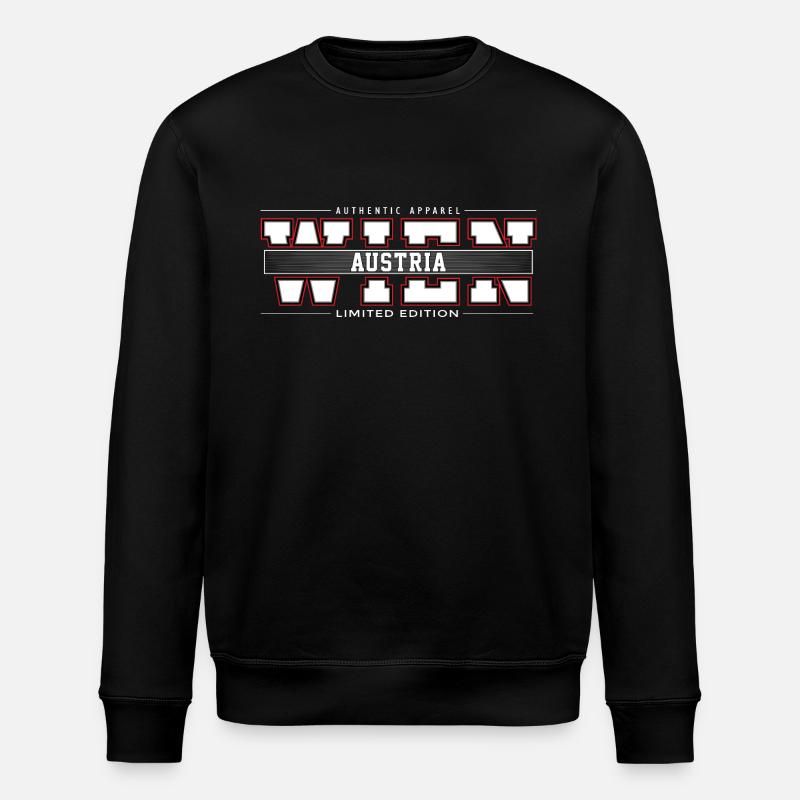 Vienna - Stanley/Stella ROLLER Unisex Organic Sweatshirt - black