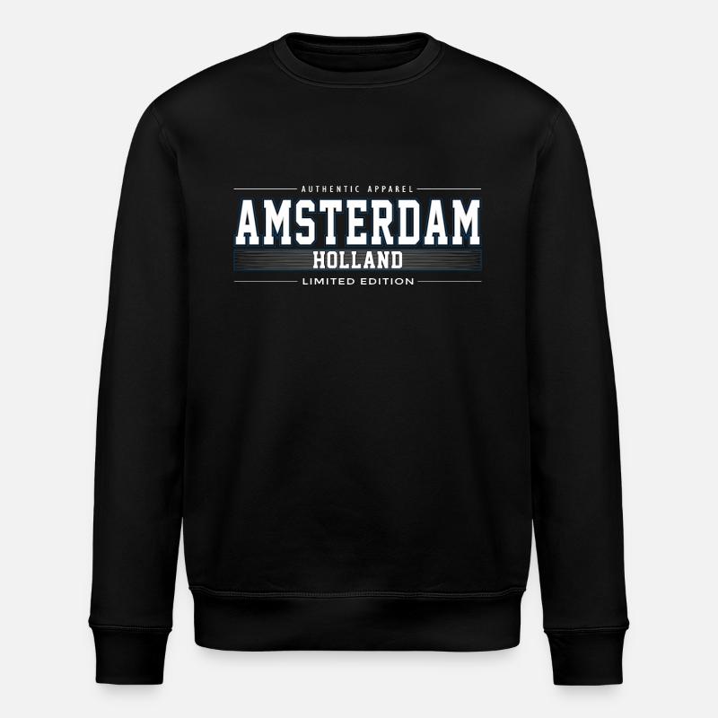 Amsterdam - Stanley/Stella ROLLER Unisex Organic Sweatshirt - black