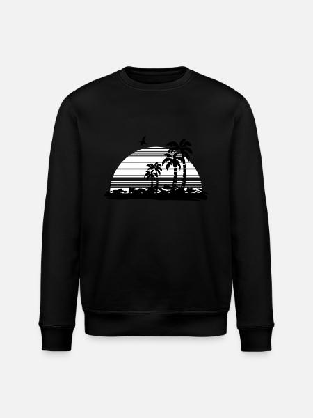sunset - Stanley/Stella ROLLER Unisex Organic Sweatshirt - black
