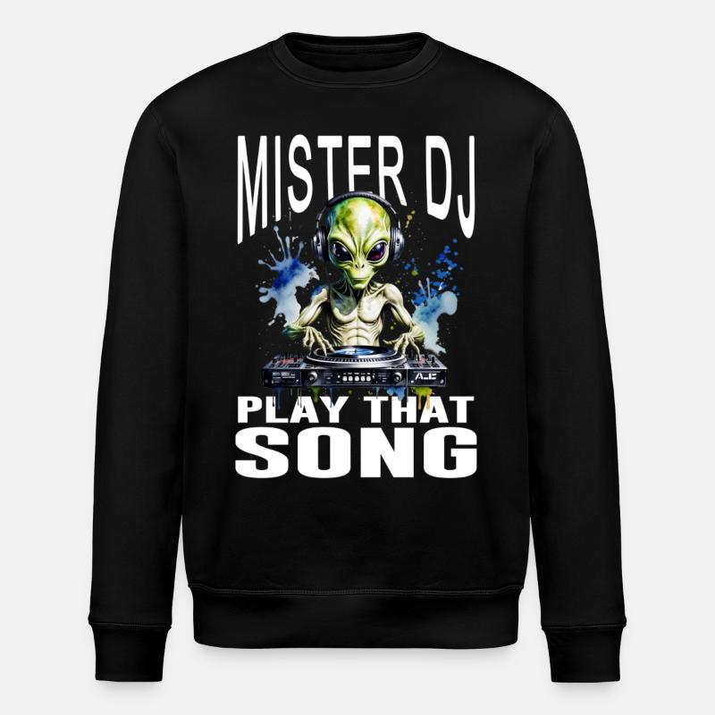 Mister DJ 1 - Sweat bio ROLLER Stanley/Stella Unisexe - noir