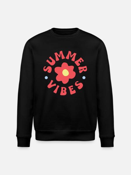 Summer Vibes - Stanley/Stella ROLLER Unisex Organic Sweatshirt - black