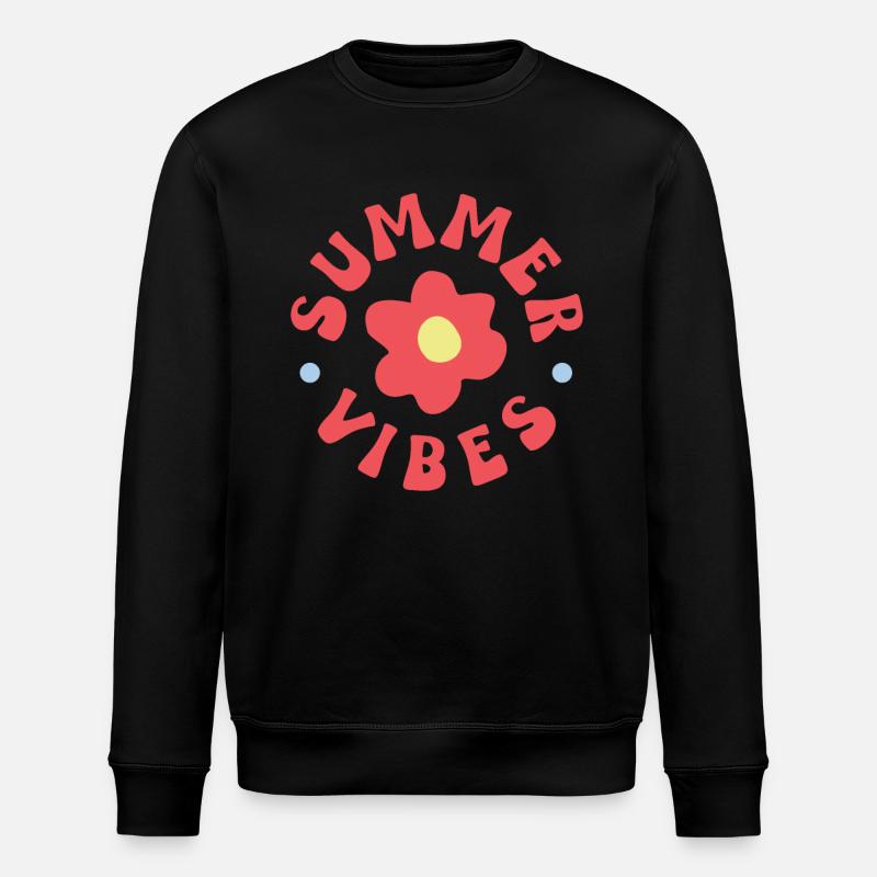 Ambiance estivale - Sweat bio ROLLER Stanley/Stella Unisexe - noir