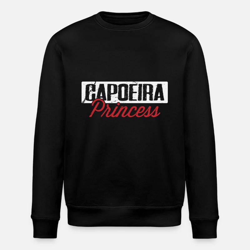Capoeira Princesse - Sweat bio ROLLER Stanley/Stella Unisexe - noir