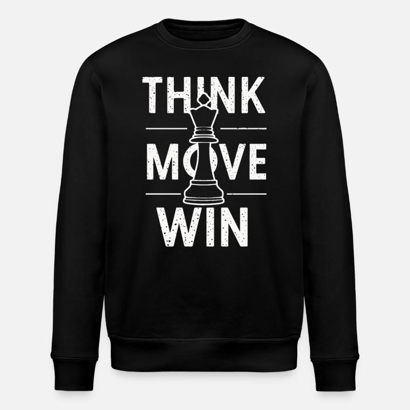 Chess Chess Player - Stanley/Stella ROLLER Unisex Organic Sweatshirt - black