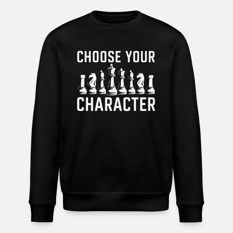 Schach Schachspieler - Stanley/Stella Unisex Bio-Sweatshirt ROLLER - Schwarz