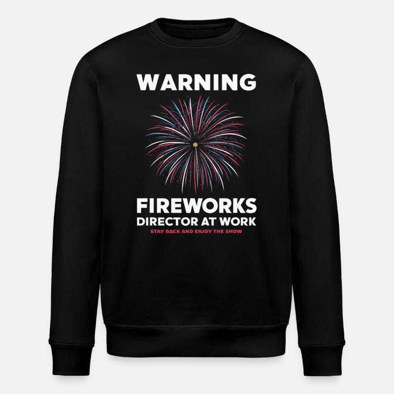 Pyrotechnie Feux d’artifice Pyrotechnie - Sweat bio ROLLER Stanley/Stella Unisexe - noir