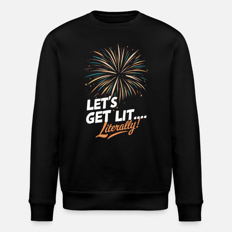Pyrotechniker Feuerwerk Pyrotechnik - Stanley/Stella Unisex Bio-Sweatshirt ROLLER - Schwarz