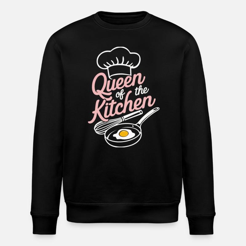 Chef Cooking Cheff Bäker - Stanley/Stella ROLLER Unisex Organic Sweatshirt - black