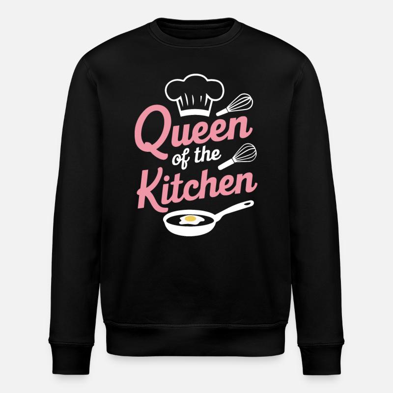 Chef Cooking Cheff Bäker - Stanley/Stella ROLLER Unisex Organic Sweatshirt - black