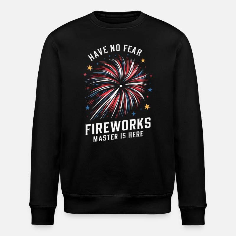 Pyrotechniker Feuerwerk Pyrotechnik - Stanley/Stella Unisex Bio-Sweatshirt ROLLER - Schwarz