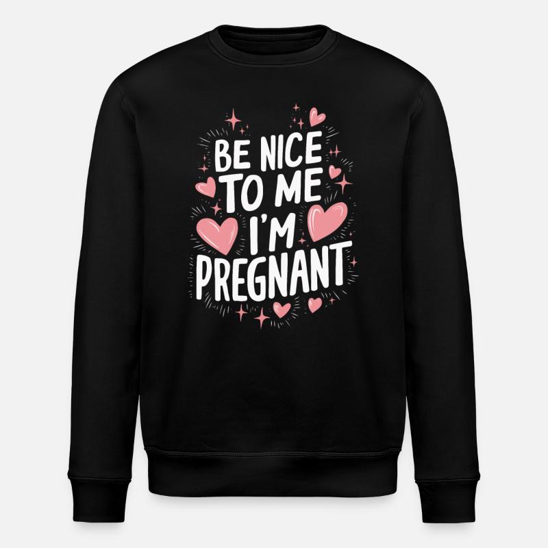 Grossesse Grossesse Accouchement - Sweat bio ROLLER Stanley/Stella Unisexe - noir