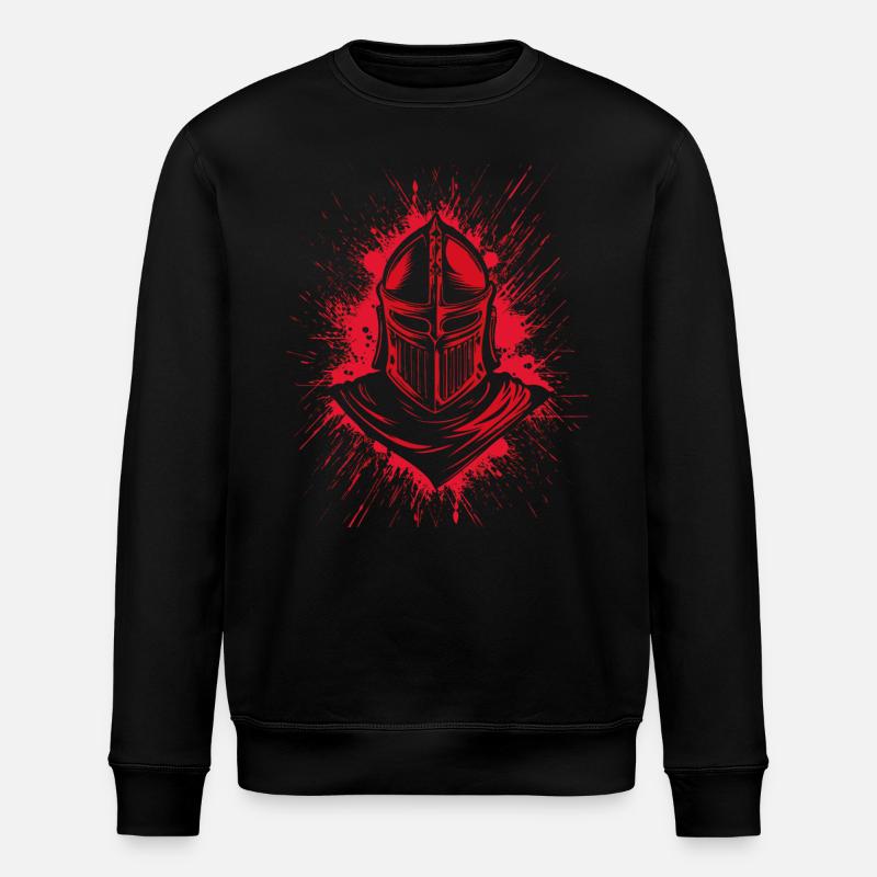Crusader Knights Templar Middle Ages - Stanley/Stella ROLLER Unisex Organic Sweatshirt - black