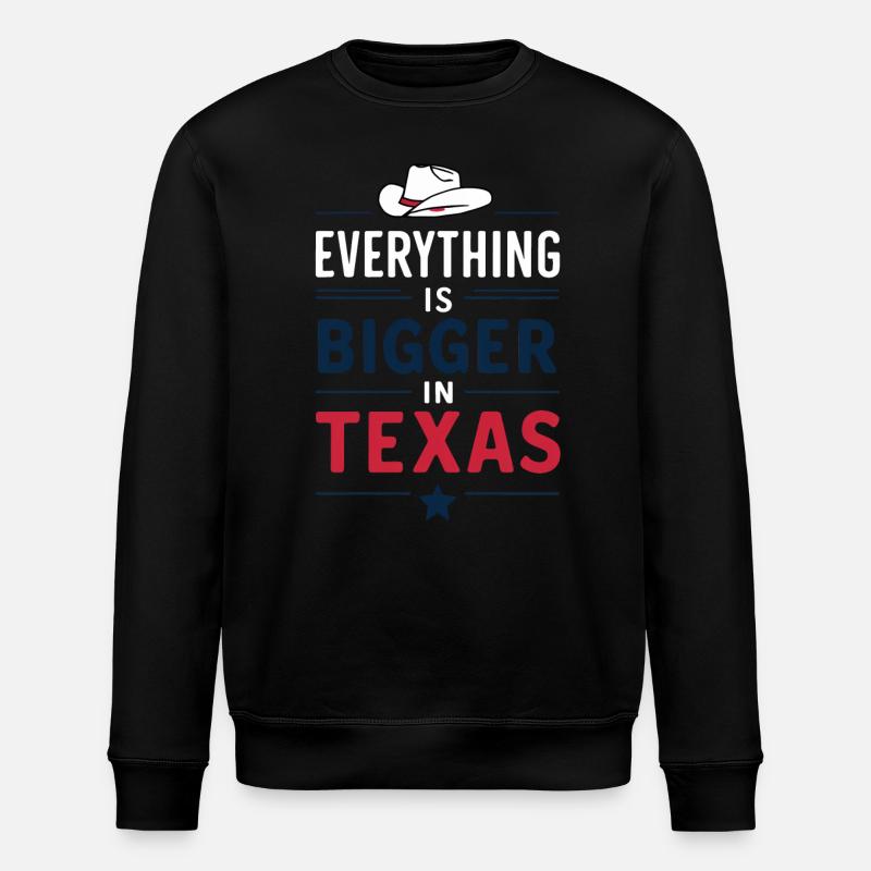 Texas State Texaner Texas - Stanley/Stella Unisex Bio-Sweatshirt ROLLER - Schwarz