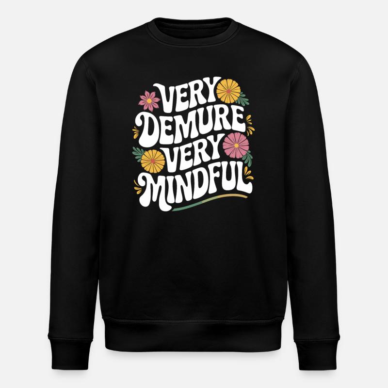 Fleurs très humbles très conscientes - Sweat bio ROLLER Stanley/Stella Unisexe - noir