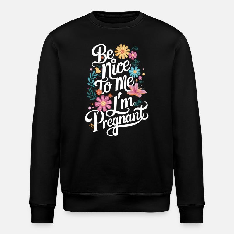 Grossesse Grossesse Accouchement - Sweat bio ROLLER Stanley/Stella Unisexe - noir