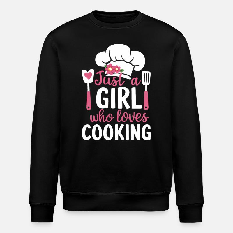 Chef Cooking Cheff Bäker - Stanley/Stella ROLLER Unisex Organic Sweatshirt - black