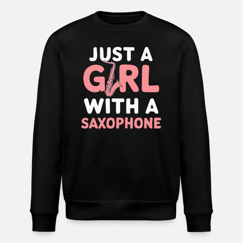 Saxophone Saxophone - Sweat bio ROLLER Stanley/Stella Unisexe - noir