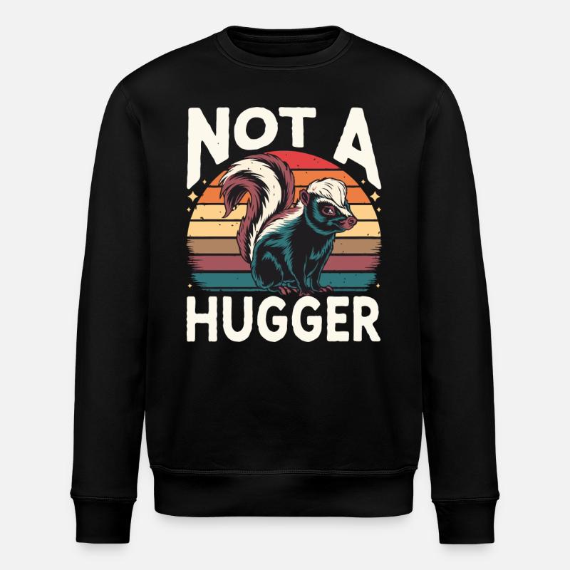 Animaux du zoo de mouffette - Sweat bio ROLLER Stanley/Stella Unisexe - noir