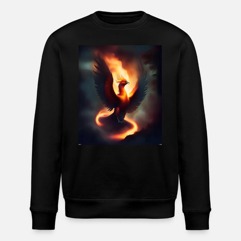 Phénix de feu épique - Sweat bio ROLLER Stanley/Stella Unisexe - noir