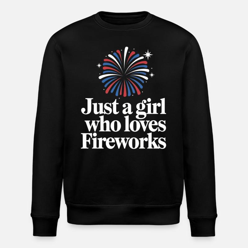 Pyrotechniker Feuerwerk Pyrotechnik - Stanley/Stella Unisex Bio-Sweatshirt ROLLER - Schwarz