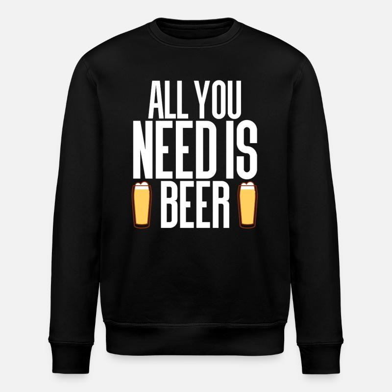 Bier - Stanley/Stella Unisex Bio-Sweatshirt ROLLER - Schwarz