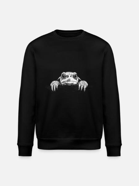 Schildkröte - Stanley/Stella Unisex Bio-Sweatshirt ROLLER - Schwarz