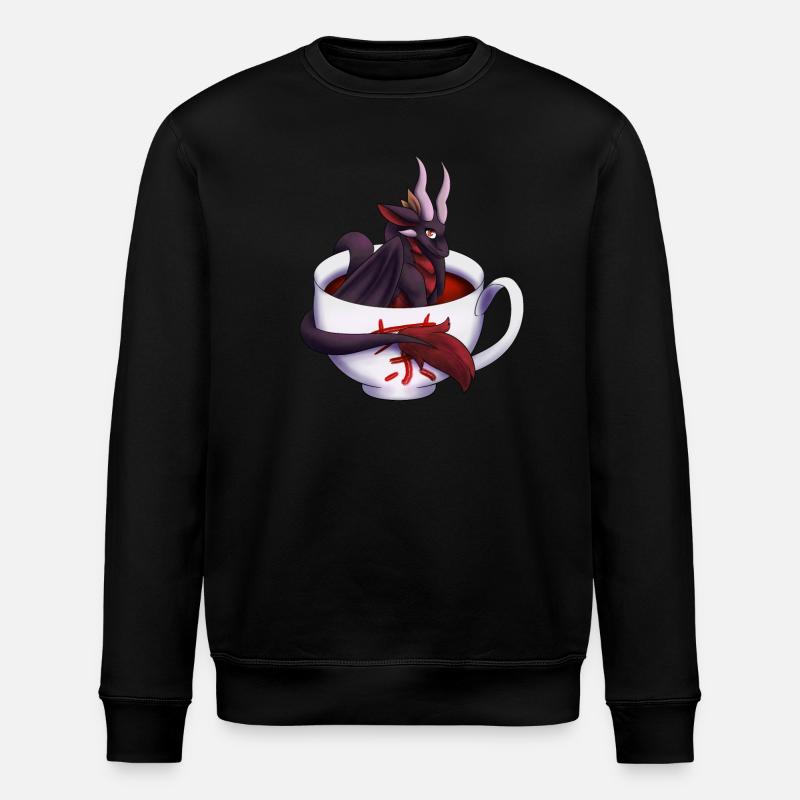 Schwarzer Tee Drache - Stanley/Stella Unisex Bio-Sweatshirt ROLLER - Schwarz